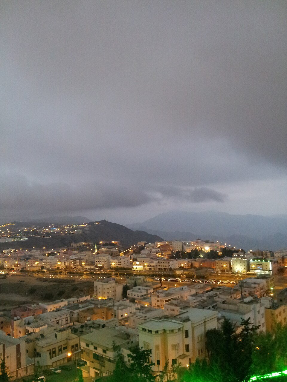 Mountain landscape in Abha, Aseer, Saudi Arabia