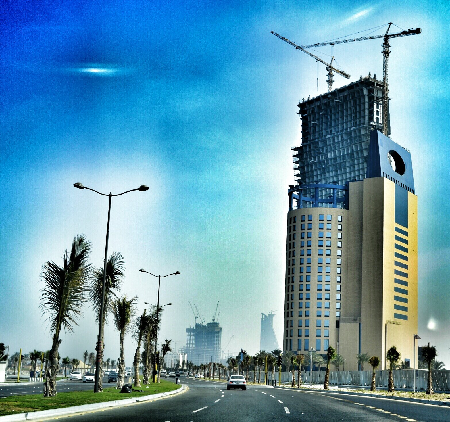 الواجهة البحرية وأبراج جدة